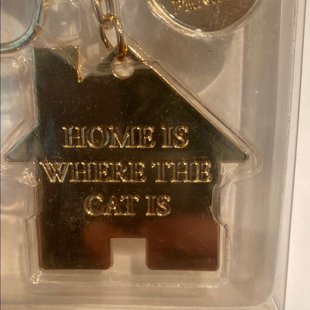 Modern Expressions Gold CAT Keychain Set - Picture 5 of 5
